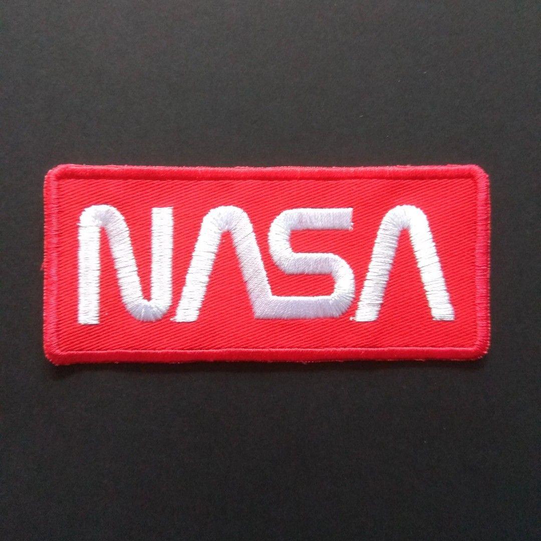 NASA Red Logo - Nasa Red Logo Space Astronaut Tag Iron On Patch, Design & Craft