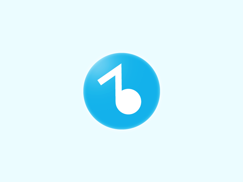 Blue Beats Logo - 2 + b + Music Note by LeoLogos.com | Smart Logos | Logo Designer ...