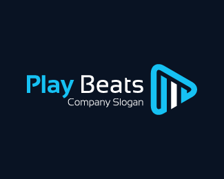 Blue Beats Logo - Play Beats Logo Designed by maestro99 | BrandCrowd