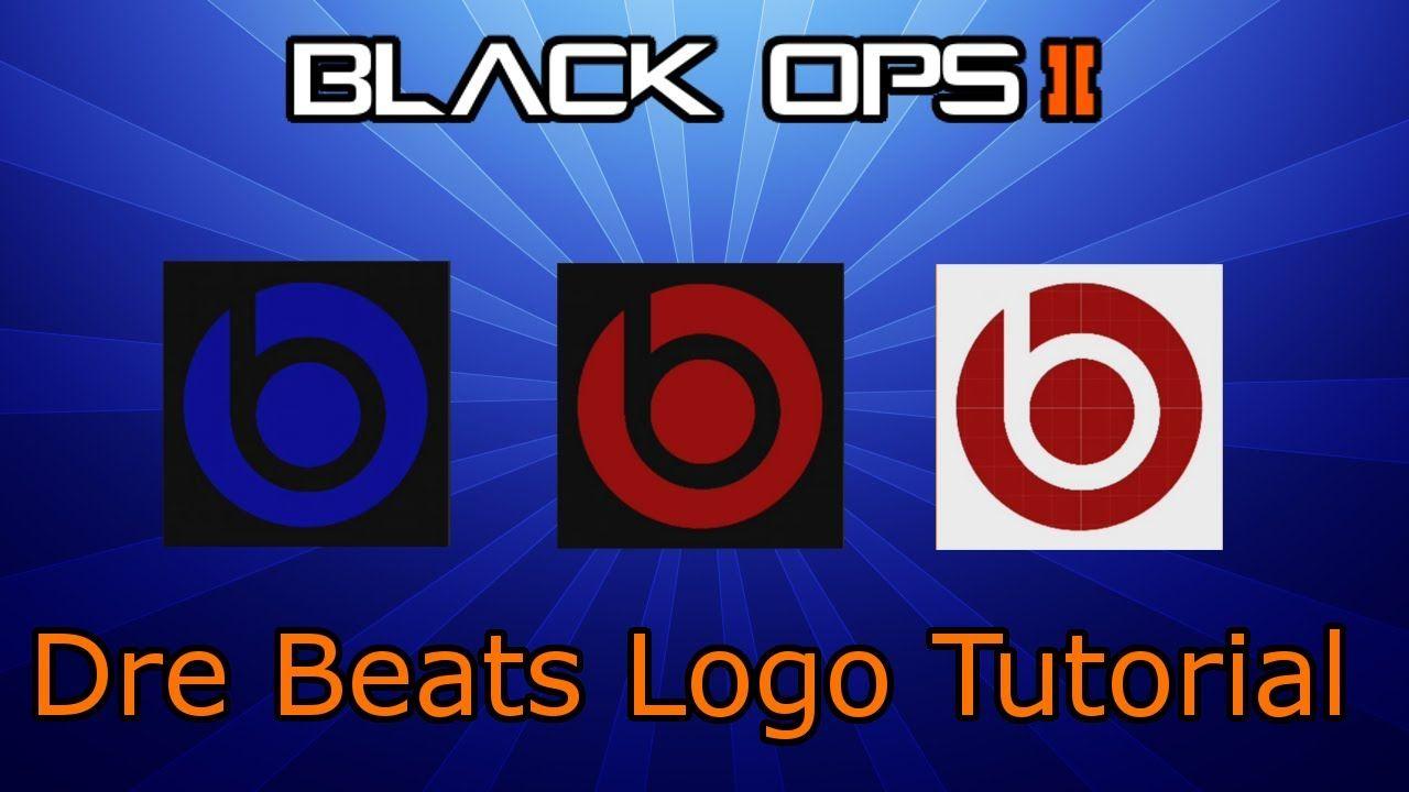 Blue Beats Logo - Black Ops 2 - Dre Beats Logo Emblem Tutorial - YouTube