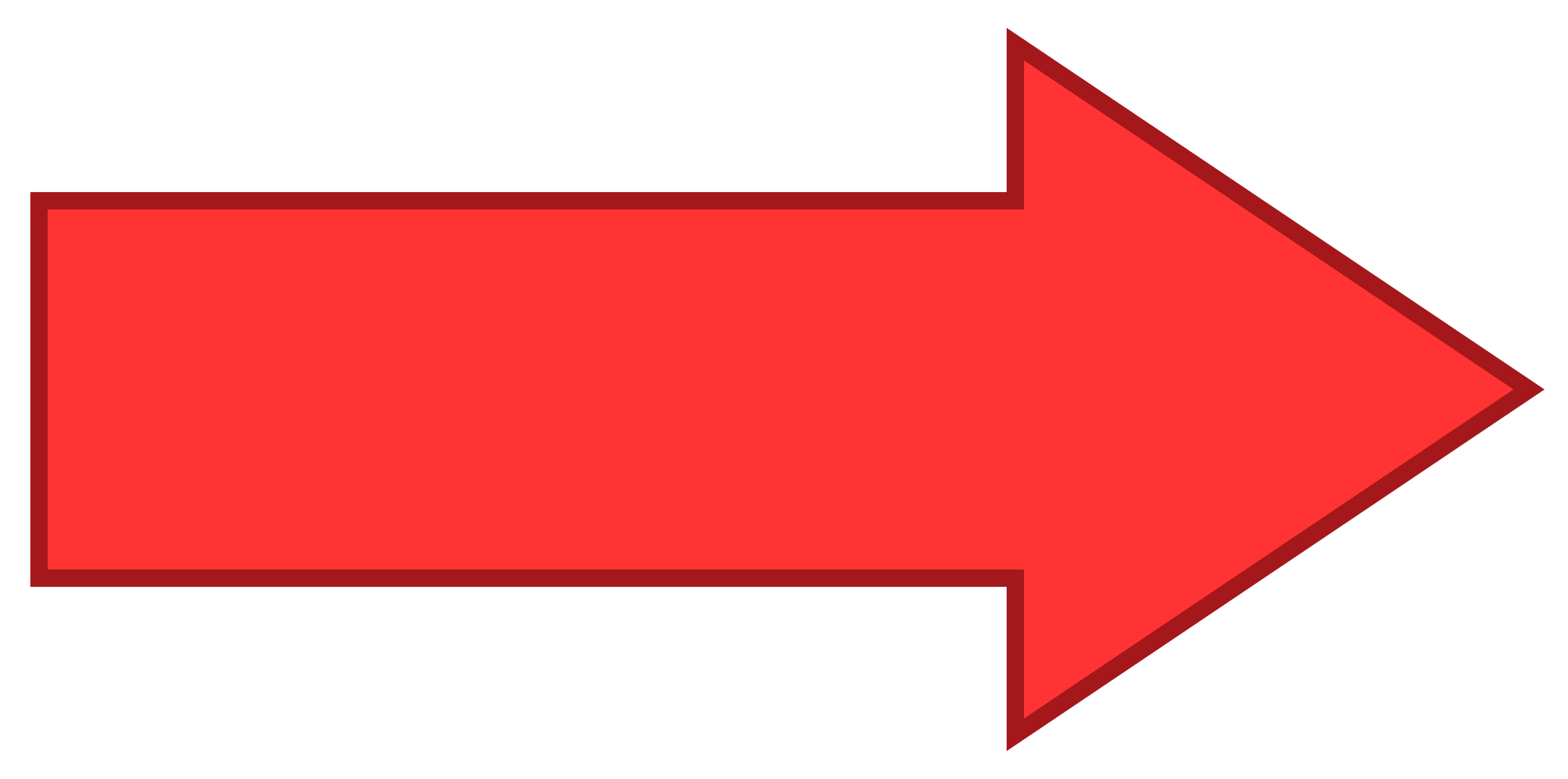 Red and Black Arrow Logo - File:Arrow facing right - Red.svg - Wikimedia Commons