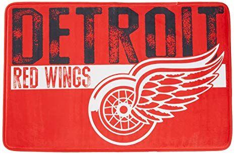 Foot with Wings Company Logo - Amazon.com : The Northwest Company NHL Detroit Red Wings Embossed