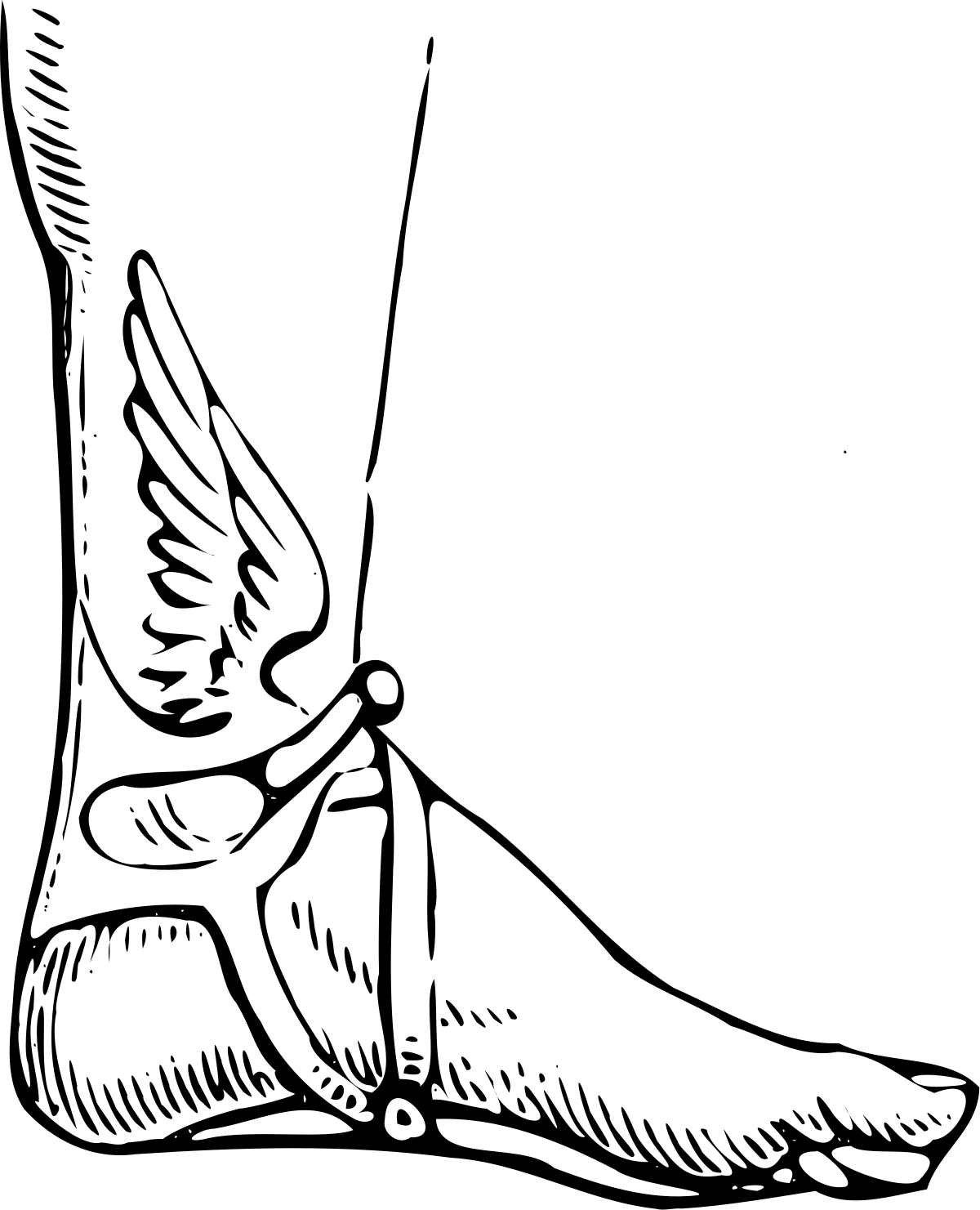 Mercury Winged Foot Logo - Talaria
