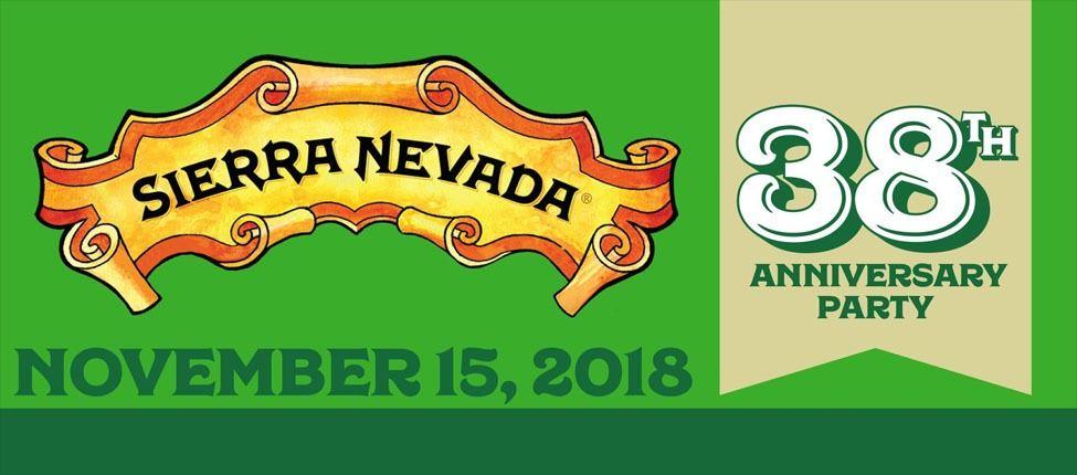 2018 Sierra Nevada Logo - Sierra Nevada Brewing's 38th Anniversary Party : Asheville Ale Trail