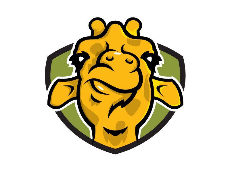 Giraffe Face Logo - Giraffe Face