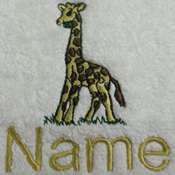 Giraffe Face Logo - EFY Face Cloth, Hand Towel, Bath Towel or Bath Sheet Personalised