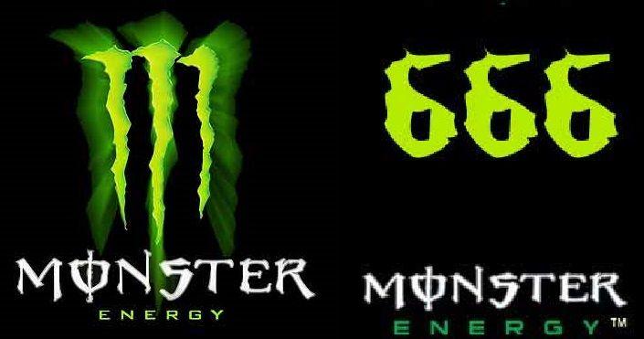 Subliminal Messages in Advertising Logo - Monster Energy Drinks Hidden Satanic Message