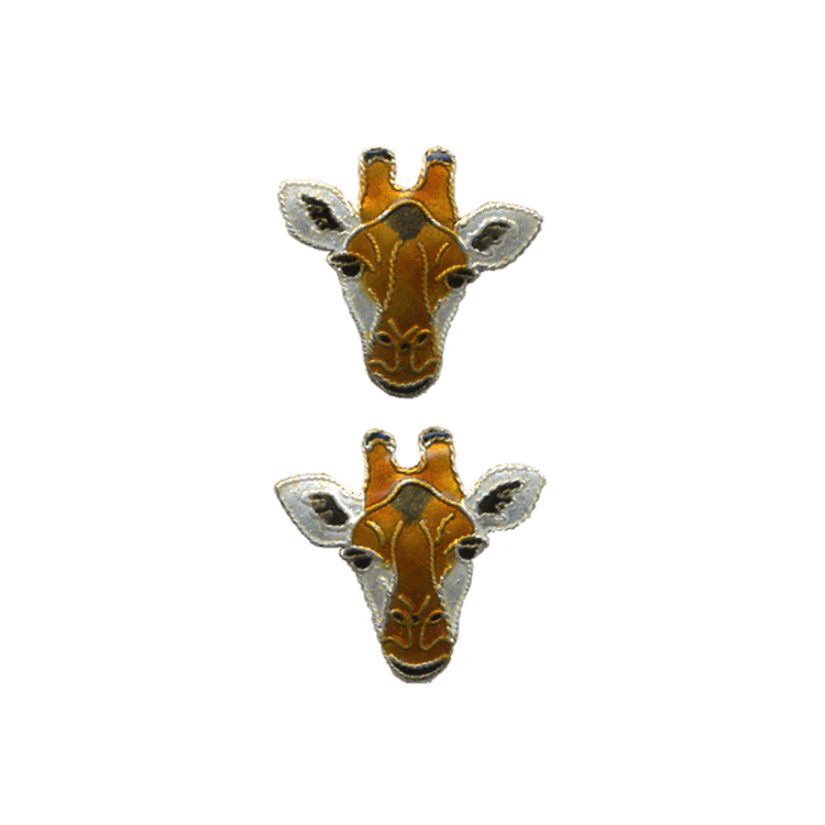 Giraffe Face Logo - ER Giraffe Face Enamel