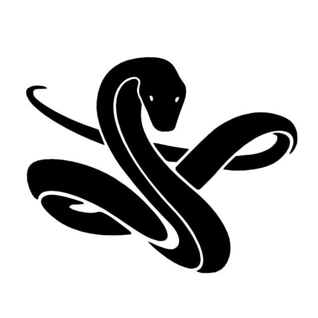 Python Snake Logo - 14cm*10.8cm Tribal Snake Cobra Python Vinyl Car Styling Decal
