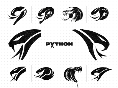 Python Snake Logo - Play -PyTHoN