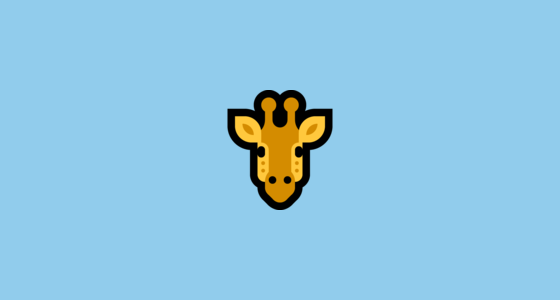 Giraffe Face Logo - 