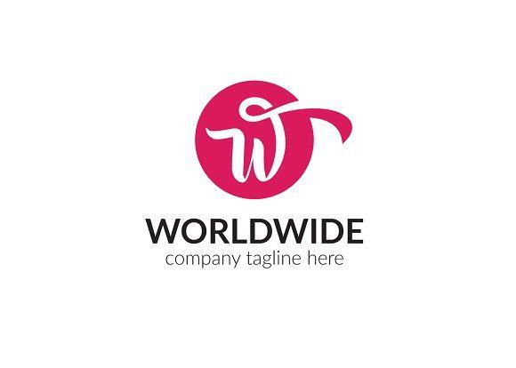 w Logo - Worldwide Letter W Logo Logo Templates Creative Market