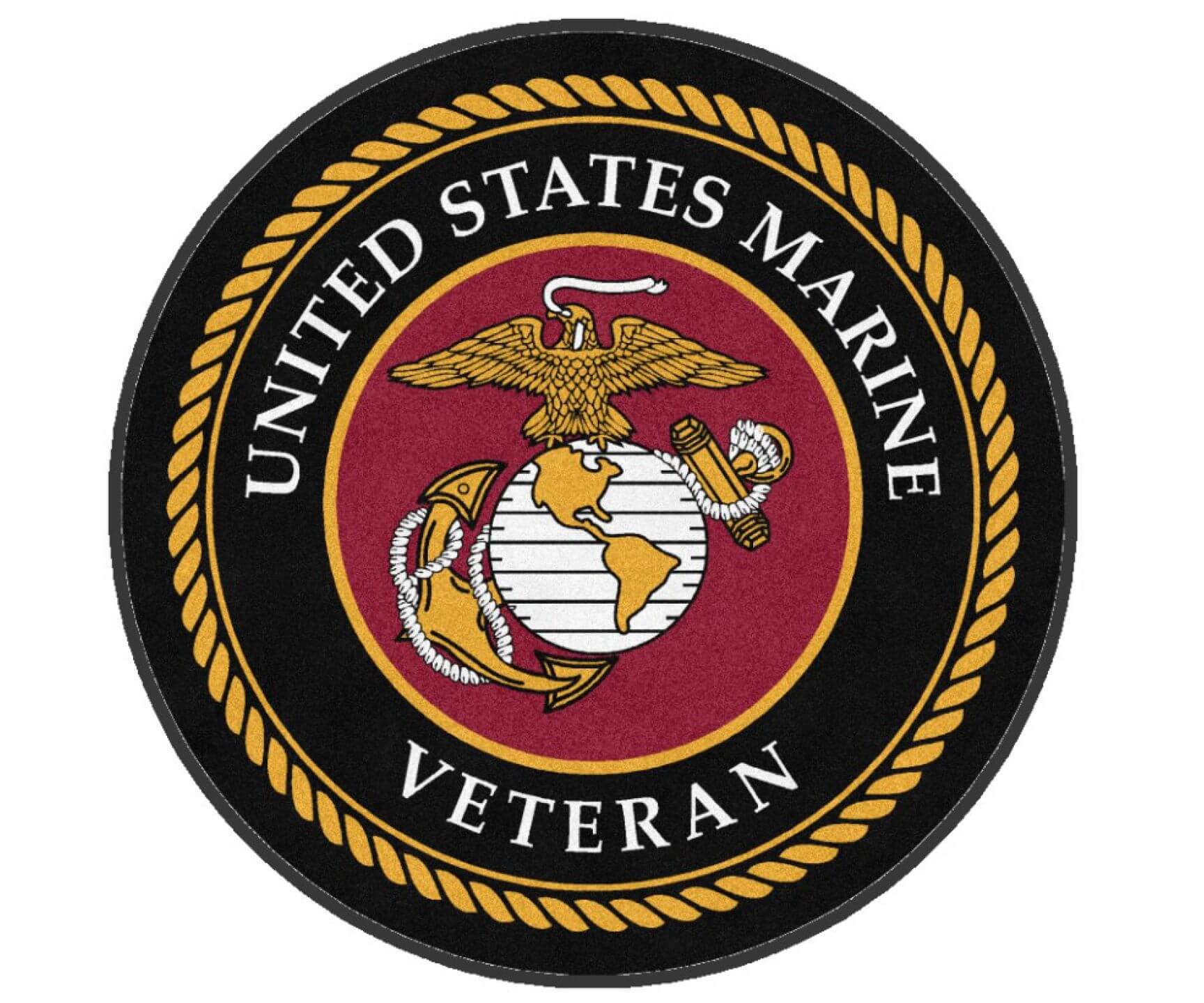 Marine Logo - U.S. Marine Corps Retired Logo Rug | Rug Rats