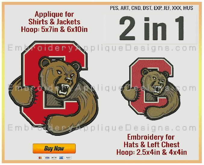 Cornell Sports Logo - Cornell Big Red - NCAA Sports Team Logo - 4 sizes - Filled ...