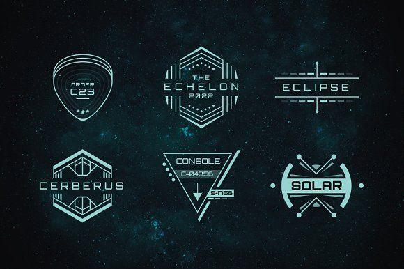 Sci-Fi Logo - 18 Sci-Fi Badges ~ Logo Templates ~ Creative Market