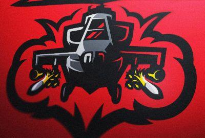 Red and Black Gamer Logo - Gaming Logos and Mascot Design