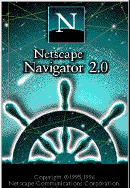 Original Netscape Logo - Netscape Navigator. My very first Web Browser. 1994-5, what a ...