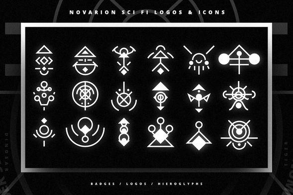 Sci-Fi Logo - novarion-sci-fi-logos-icons-2 | MooxiDesign.com