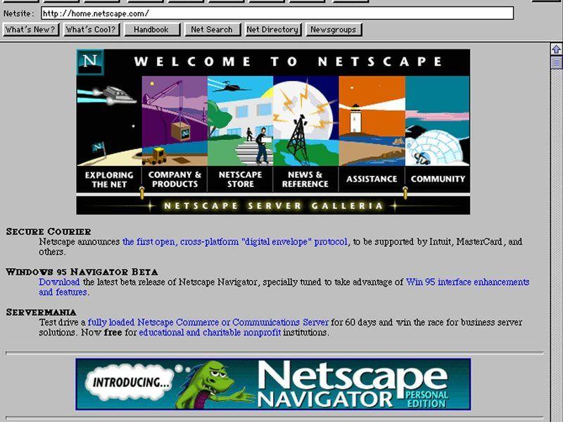 Original Netscape Logo - The Big Internet Brands Of The '90s — Where Are They Now? : All Tech ...