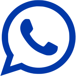 Whats App Logo - Royal azure blue whatsapp icon - Free royal azure blue site logo icons