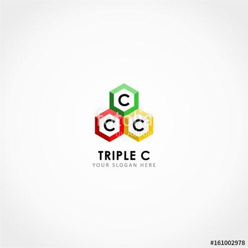 Triple Letter Logo - Triple C Logo, Letter C Logo Stock Image And Royalty Free Vector