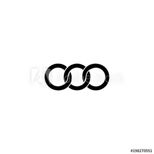 Triple Letter Logo - triple letter o logo vector this stock vector and explore