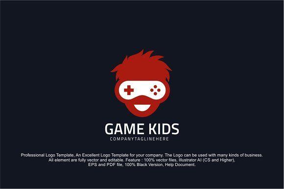 Red and Black Gamer Logo - Geek Gamer Logo Template ~ Logo Templates ~ Creative Market
