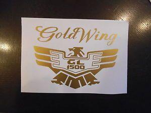 Honda Goldwing Logo - 2 x Honda Goldwing GL1500 decals/stickers | eBay