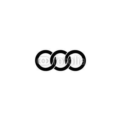 Triple Letter Logo - triple letter o logo vector. Buy Photo