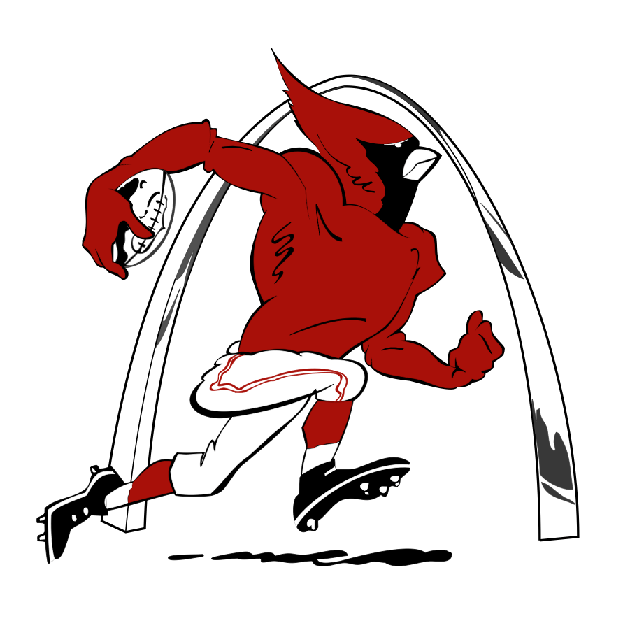 Cartoon Cardinal Logo - Free St Louis Cardinals Logo Vector, Download Free Clip Art, Free ...