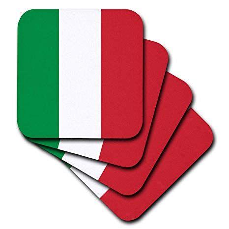 Italian Red White Square Logo - Amazon.com: 3dRose cst_158341_3 Flag of Italy Square Italian Green ...