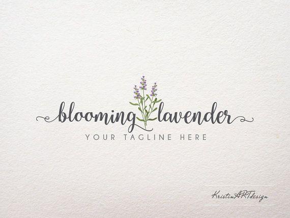 Natural Flower Logo - Lavender logo, Photography logo, Logo design, Flower logo, Natural ...