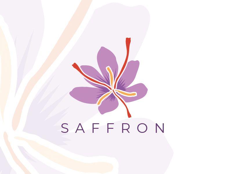 Natural Flower Logo - Saffron Flower Logo by Shahnewaj Palash | Dribbble | Dribbble
