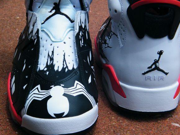 Jordan Custom Logo - Air Jordan VI (6) - Venom Custom | SneakerFiles