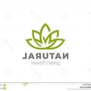 Natural Flower Logo - Flower Lotus Abstract Logo Design Vector Template Green Natural ...