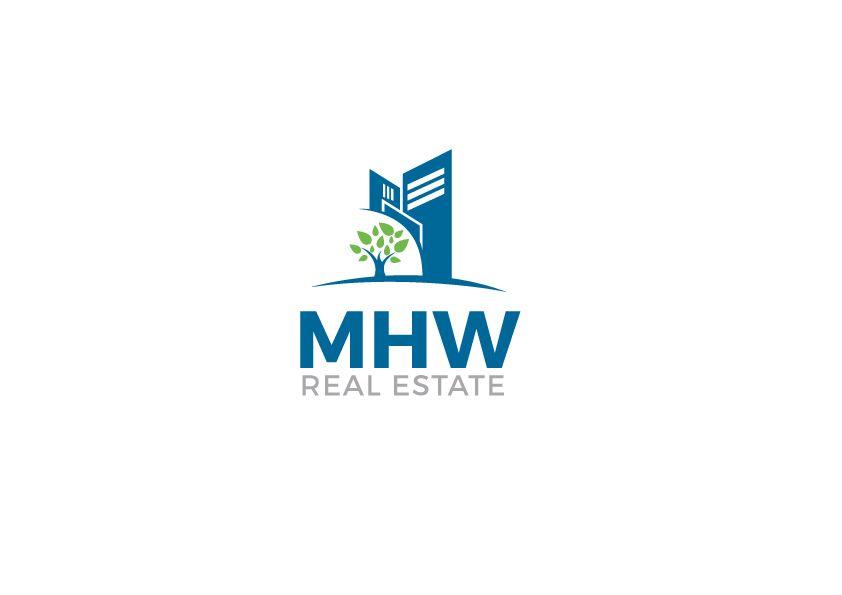 Unique Real Estate Logo - Serious, Professional, Real Estate Logo Design for MHW Commercial