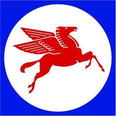 Flying Red Horse Logo - 106 Best Flying Red Horse images | Old gas pumps, Vintage gas pumps ...
