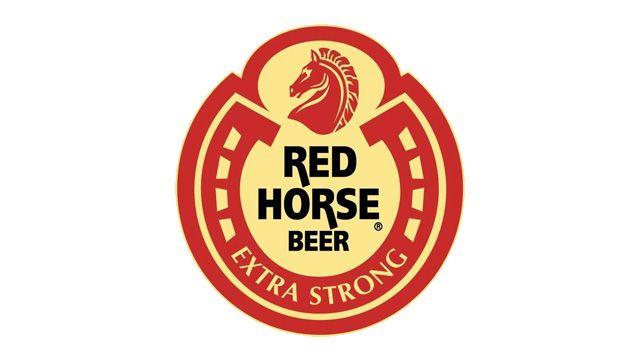 Red Horse in Circle Logo - Red Horse Beer