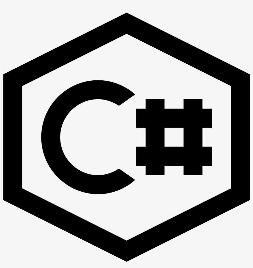 C Sharp Logo - C Sharp Logo Icon - Light Blue Glitter Paint Additive PNG Image ...