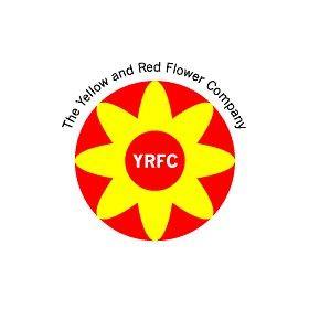Yellow Flower Red Outline Logo - Best Photo of Red And Yellow Flower Shaped Logo Flower
