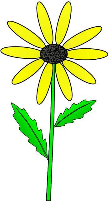 Yellow Flower Red Outline Logo - Yellow Flower Logo Outline - Clipart & Vector Design •