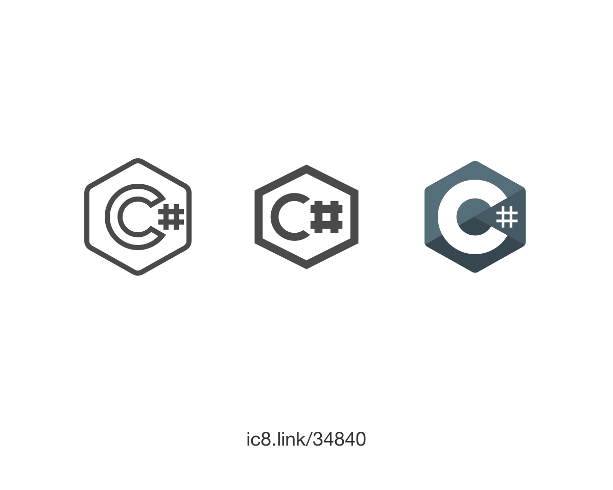 C Sharp Logo - C Sharp Logo Icon download, PNG and vector