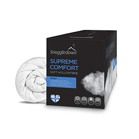 Supreme White Double Logo - Snuggledown Supreme Comfort 10.5 Tog Duvet- Double, White: Amazon.co