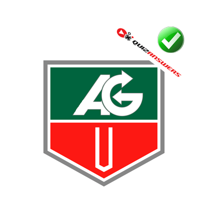 In Green with Red Triangle Kangaroo Logo - Red and white Logos