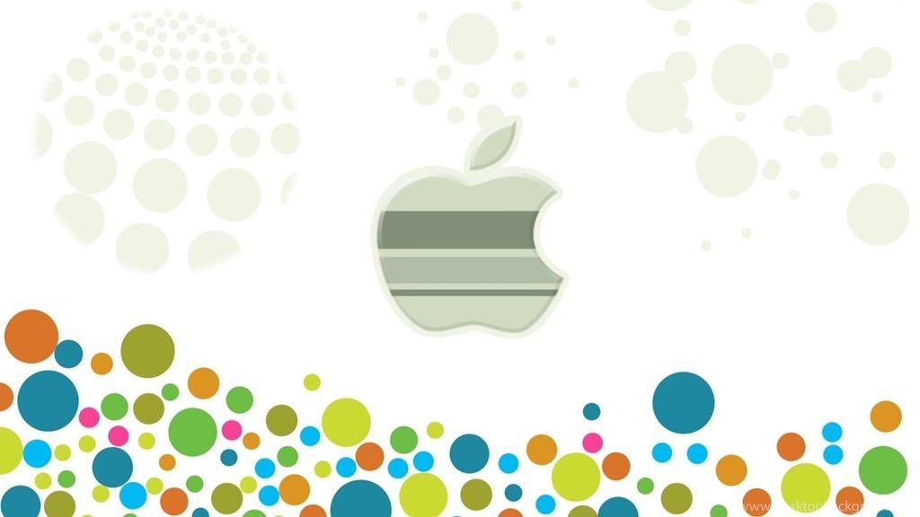 Multi Colored Circular Logo - Apple Logo Among Multicolored Circles Mac Wallpapers Download ...