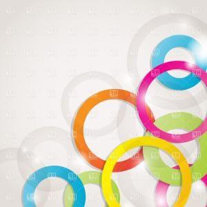 Multi Colored Circular Logo - Abstract Circles Logo Background Vector | sohadacouri