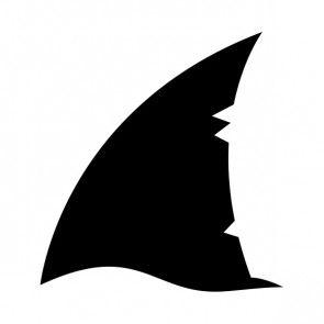Shark Fin Logo - Sharks - Fishes - Animals - Stickers | Stickers Factory