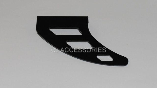 Shark Fin Logo - Motorcycle Shark Fin Black Aluminium Chain Toe Guard for Honda Cb500