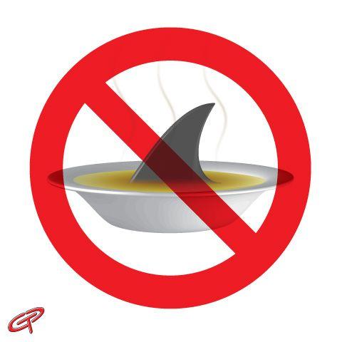Shark Fin Logo - finning