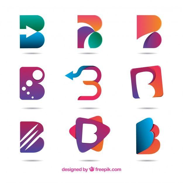 Abstract Letter Logo - Abstract letter b logo collecti Vector | Free Download